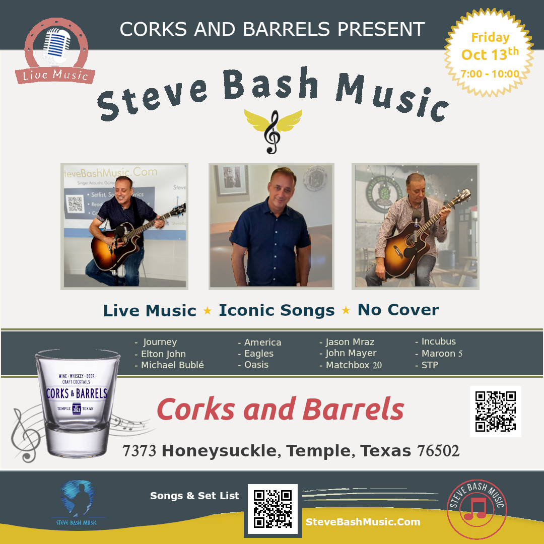 Corks & Barrels Live Event
